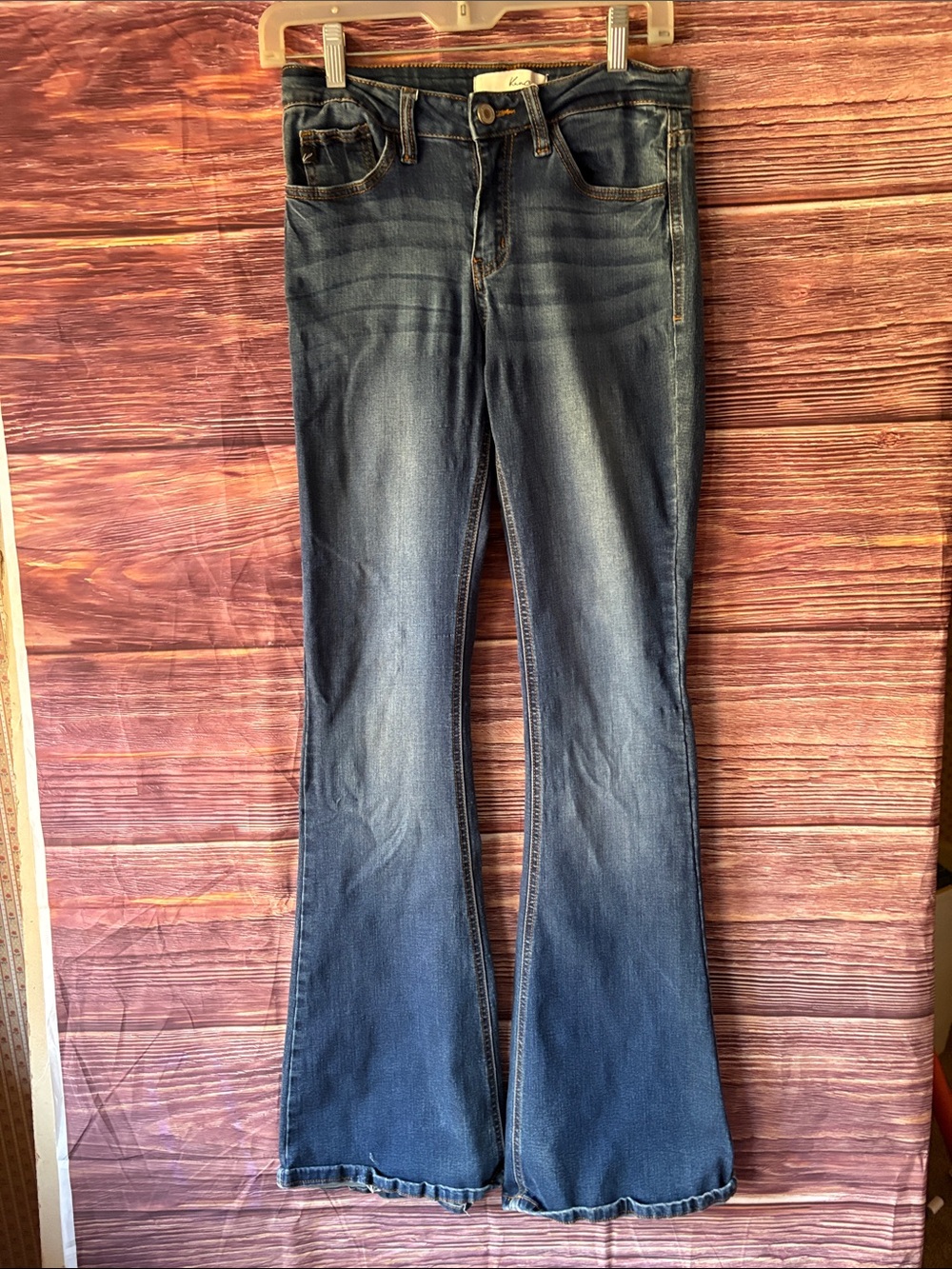 KanCan Indigo Blue Wide Leg Flare Jeans